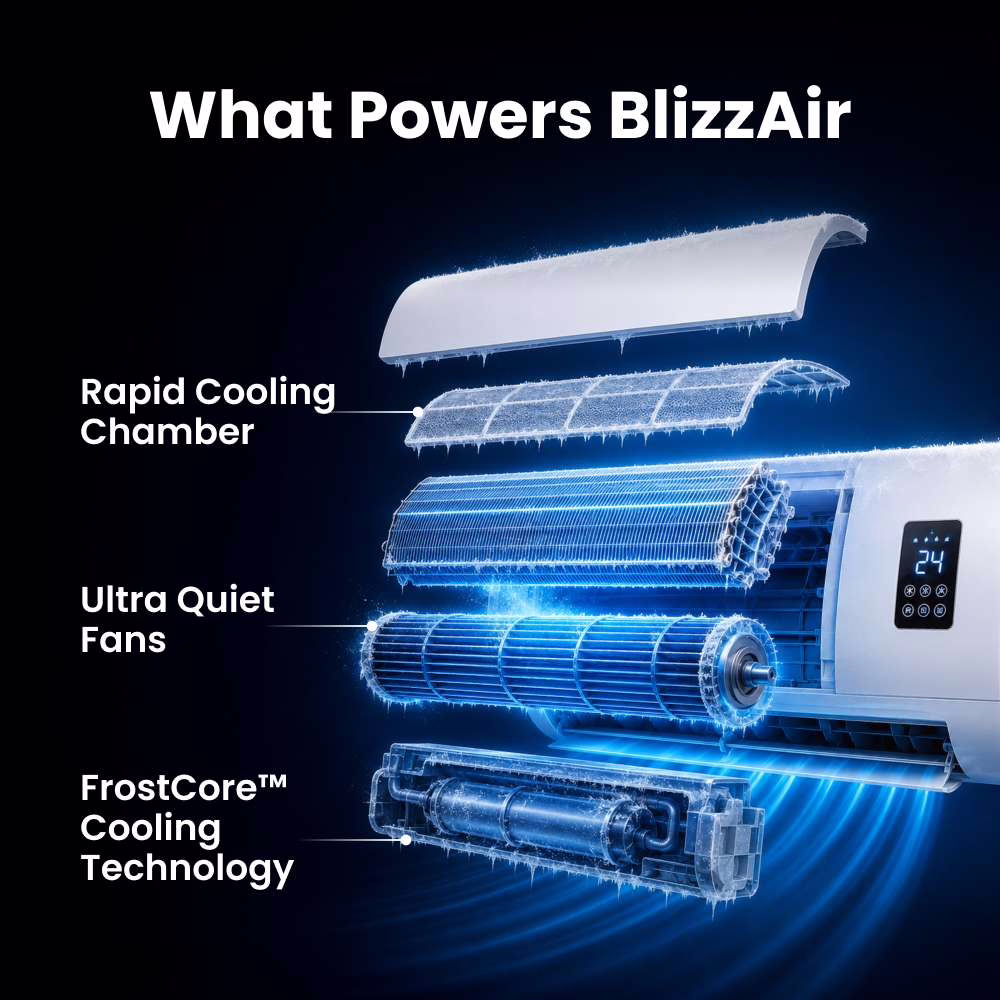 A look at BlizzAir's twin-coil FrostCore technology