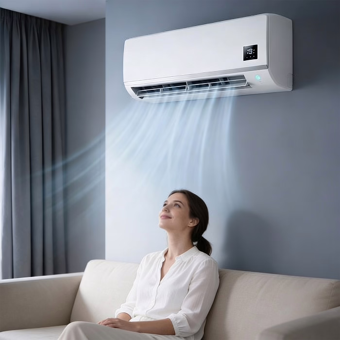 Enjoying BlizzAir's cool air